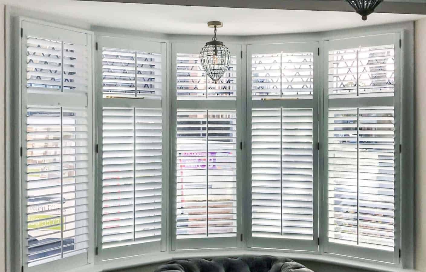 Plantation shutters detail